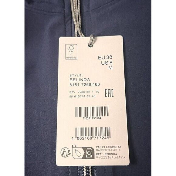 BOGNER WOMENS FULL ZIP GOLF BELINDA JACKET NAVY BLUE SIZE 8 NWT - Picture 6 of 8